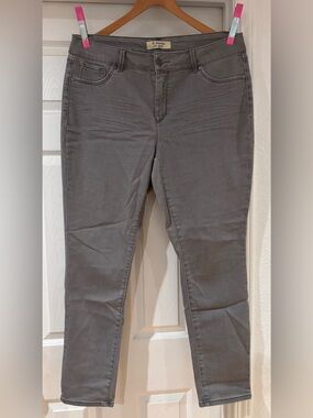 d. jeans New York Gray Skinny Jeans Plus Size 18W NWOT